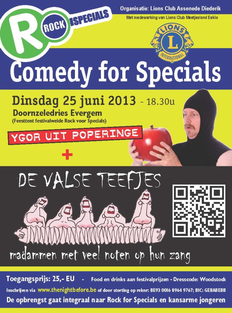 LCAD 2013 - Comedy For Specials-Flyer